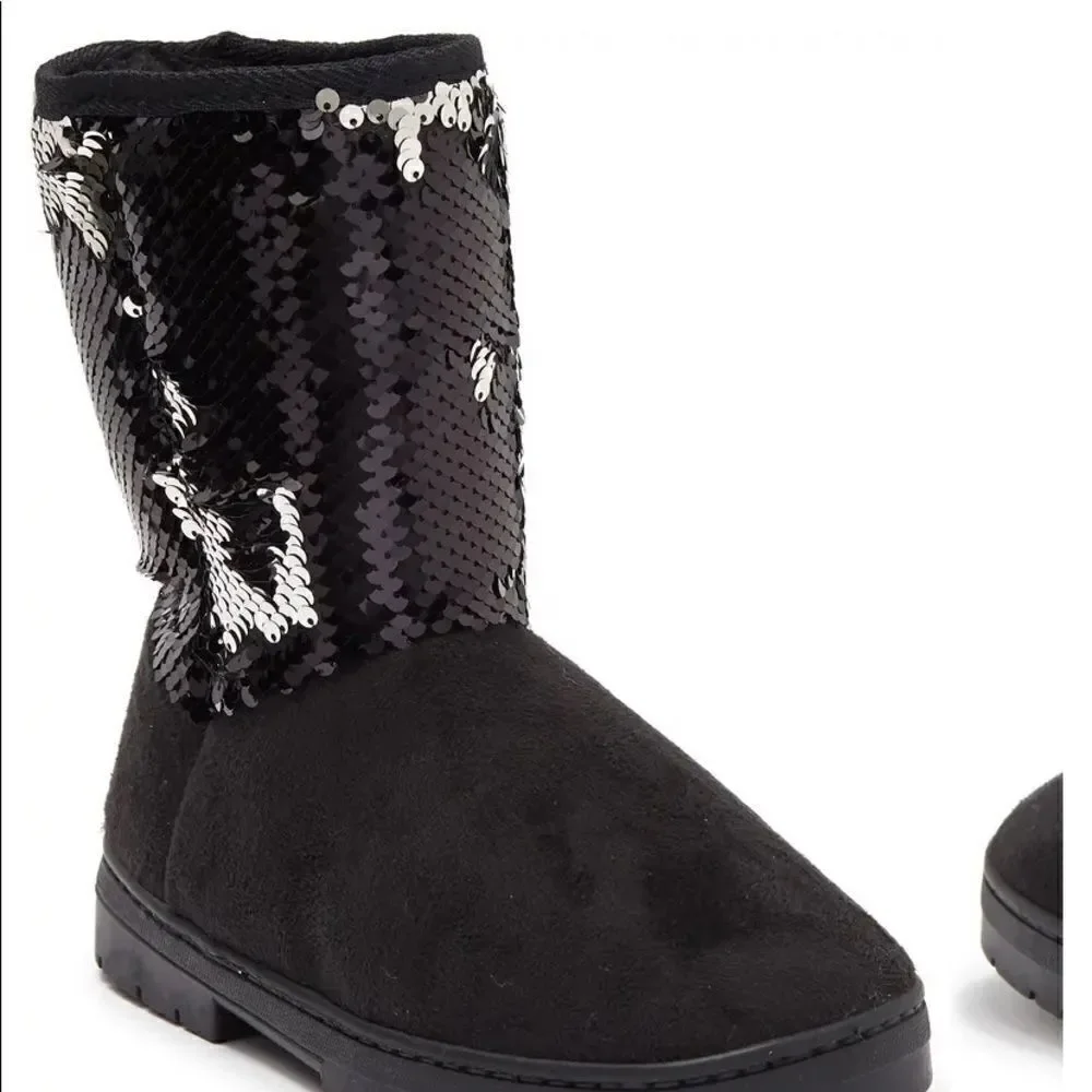 Bebe girls Suede / Sequins Boots NWT